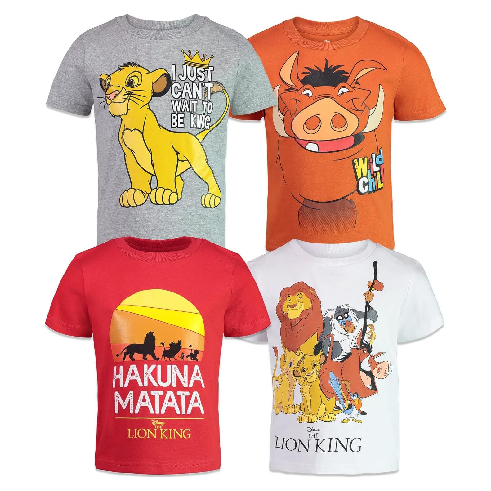 Paquete de 4 camisetas Disney niños Rex Slinky Dog Buzz