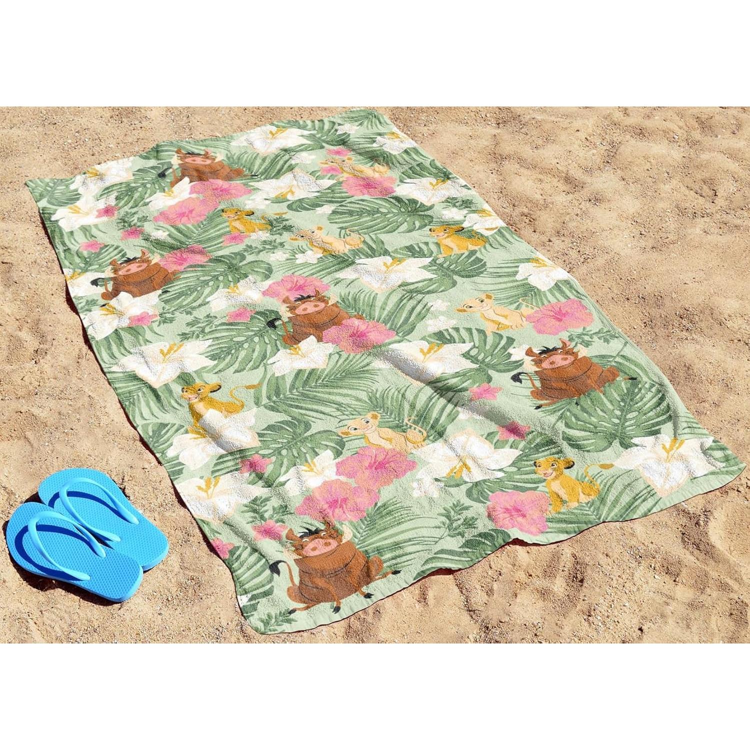 Toalla de Playa Jay Franco Rey León 100% Algodón 71x147 cm