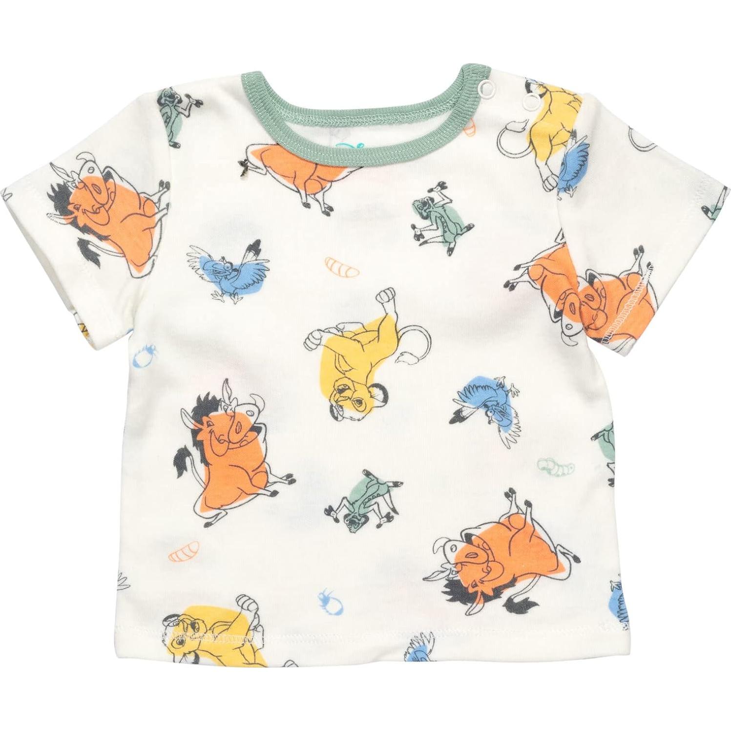 Conjunto 3 Piezas Bebé Disney Mickey Overoles Cortos