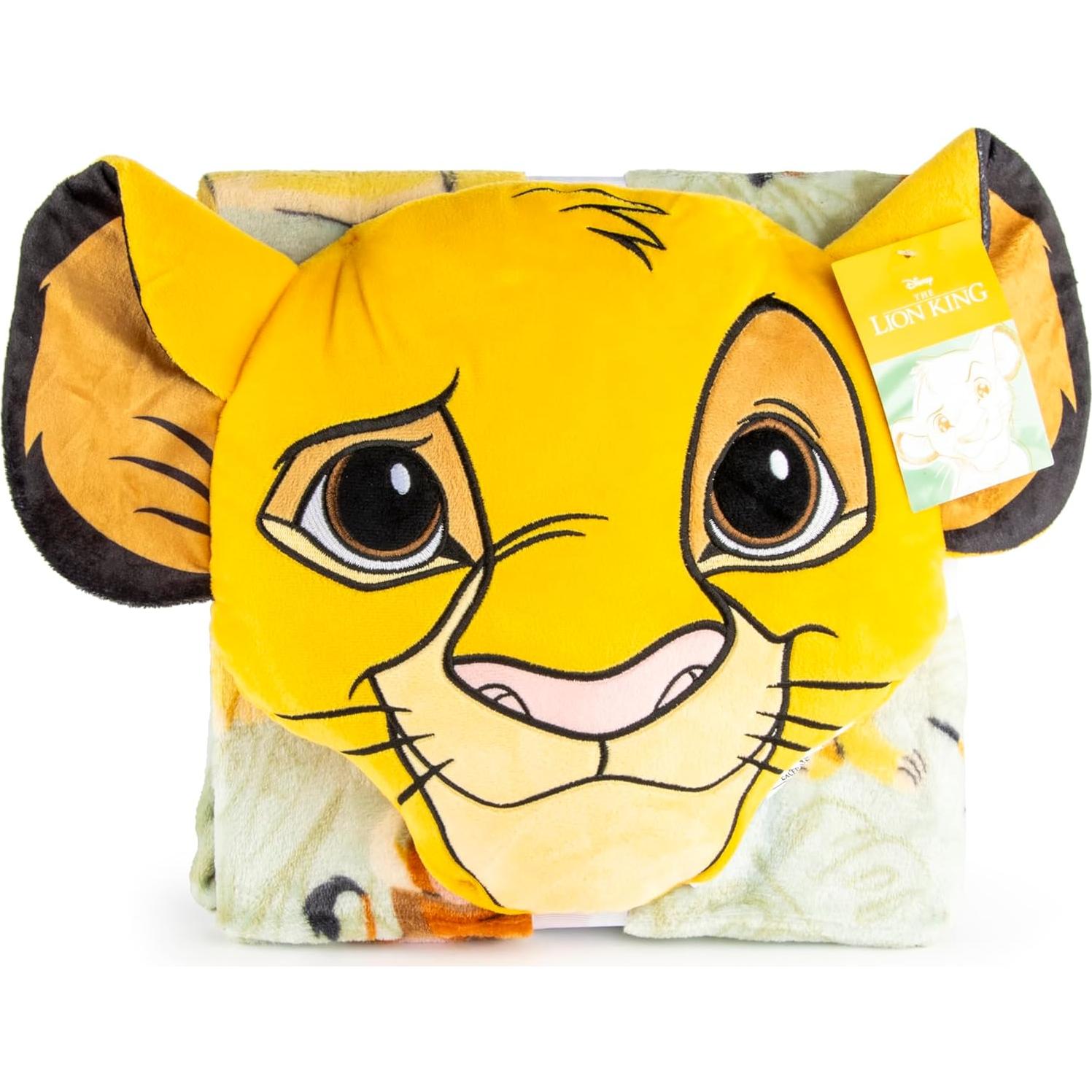 Juego de almohada y manta de viaje Jay Franco El Rey León