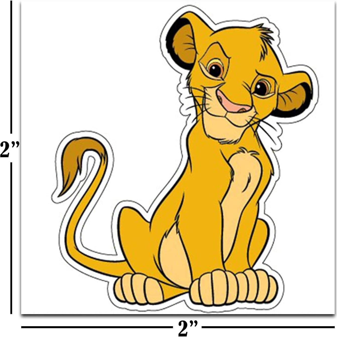 Tatuajes Temporales Disney El Rey León Crenstone - 72 Piezas