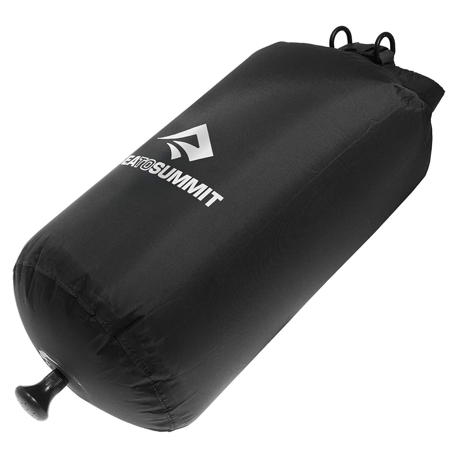 Ducha de bolsillo Sea to Summit 10L Negra para acampar