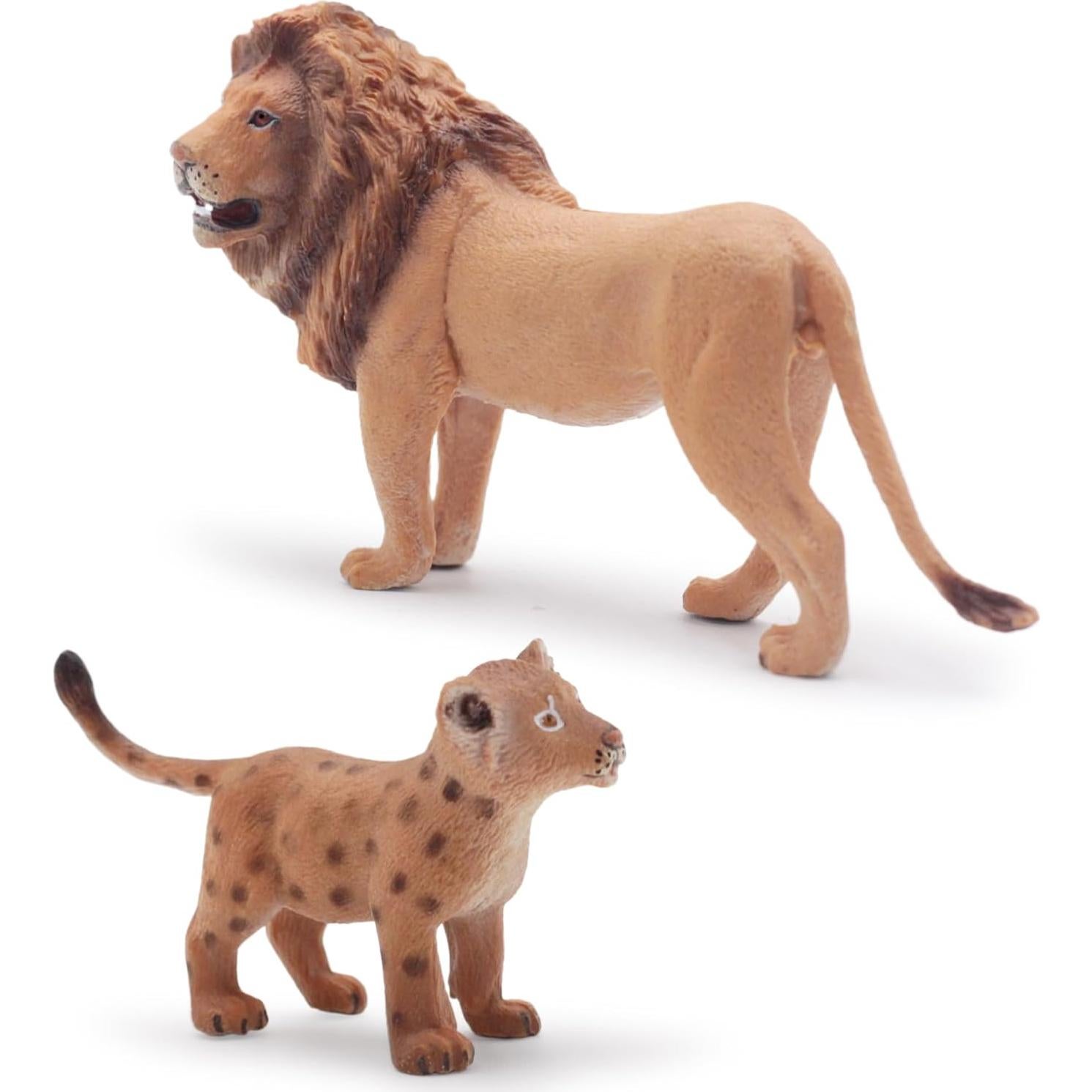 Figuras de Acción León Gemini&Genius 2 Pcs 13.97 cm