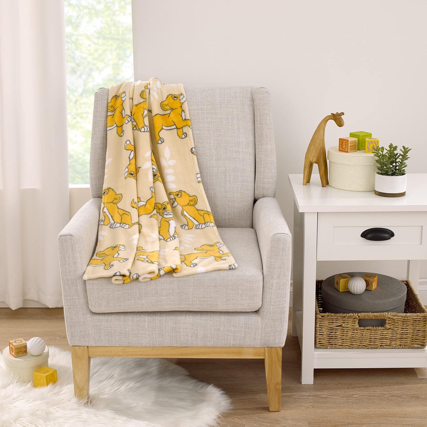 Manta para bebé NoJo Simba El Rey León 76x91 cm suave