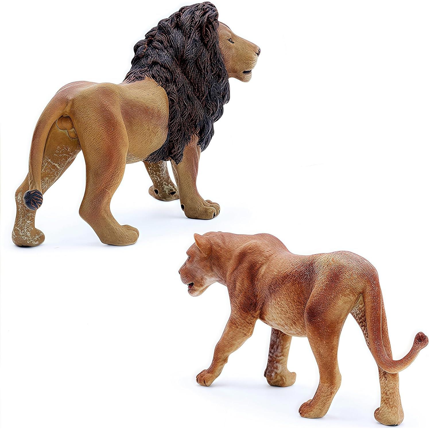 Figuras de Acción de León Gemini&Genius 13,97 cm Realistas