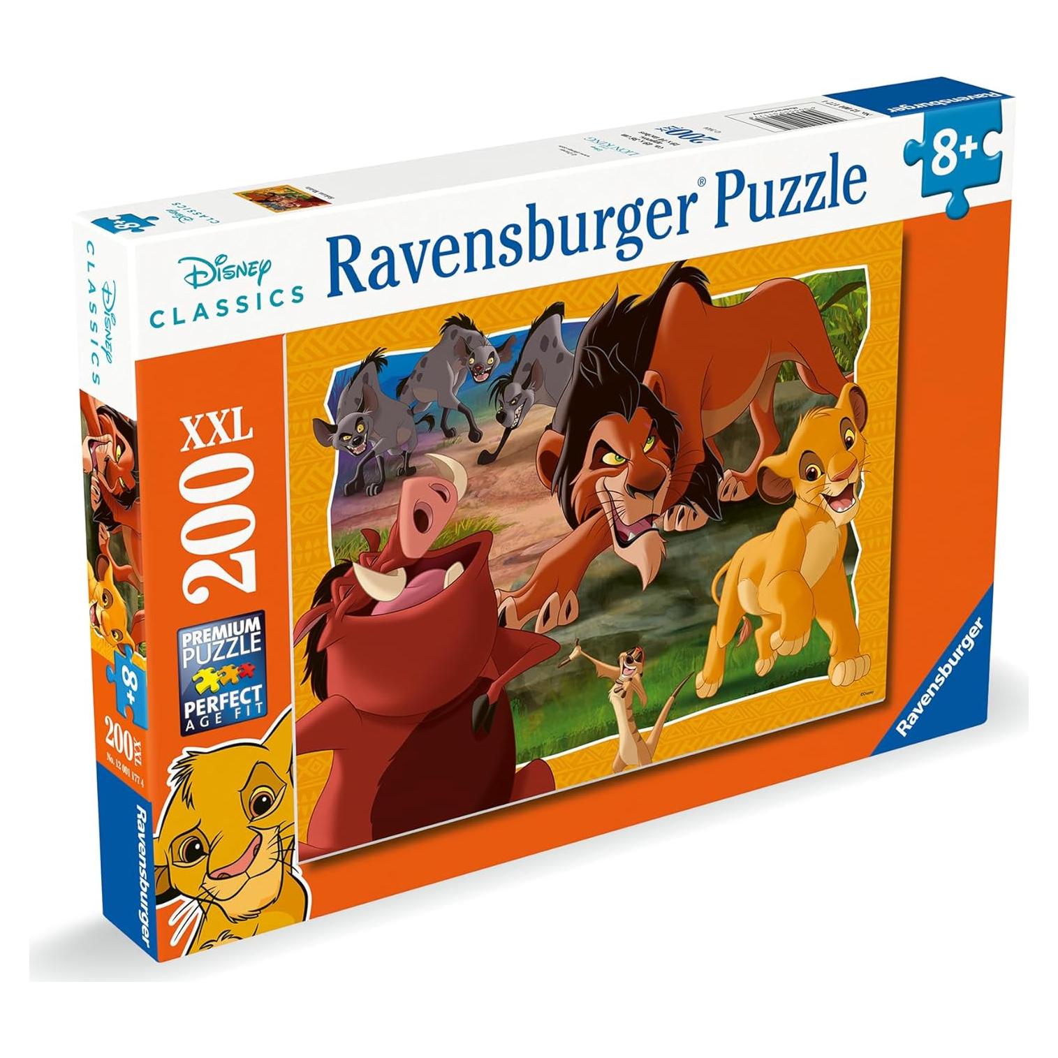 Rompecabezas Ravensburger El Rey León 200 Piezas XXL
