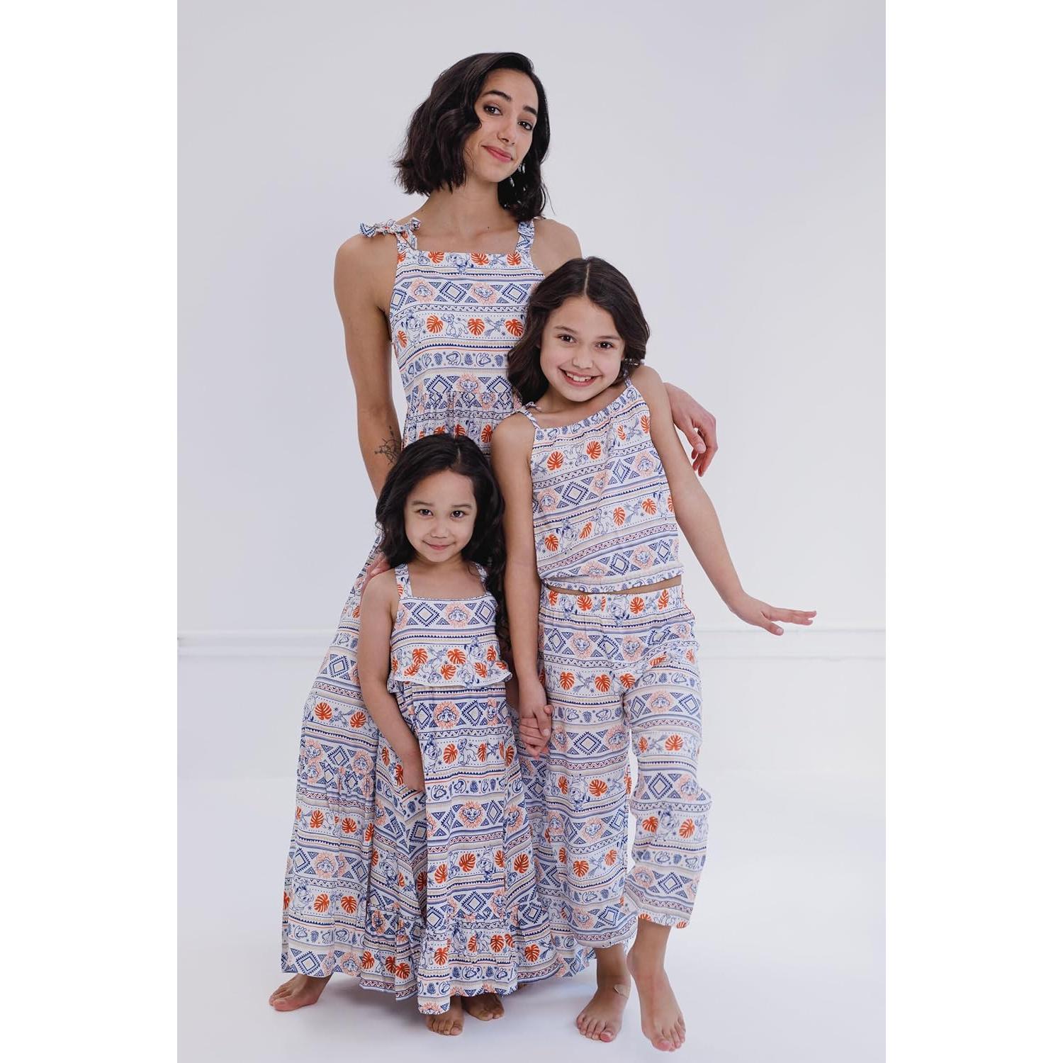 Conjunto Familiar Disney El Rey León Vestido Maxi Mamá e Hija