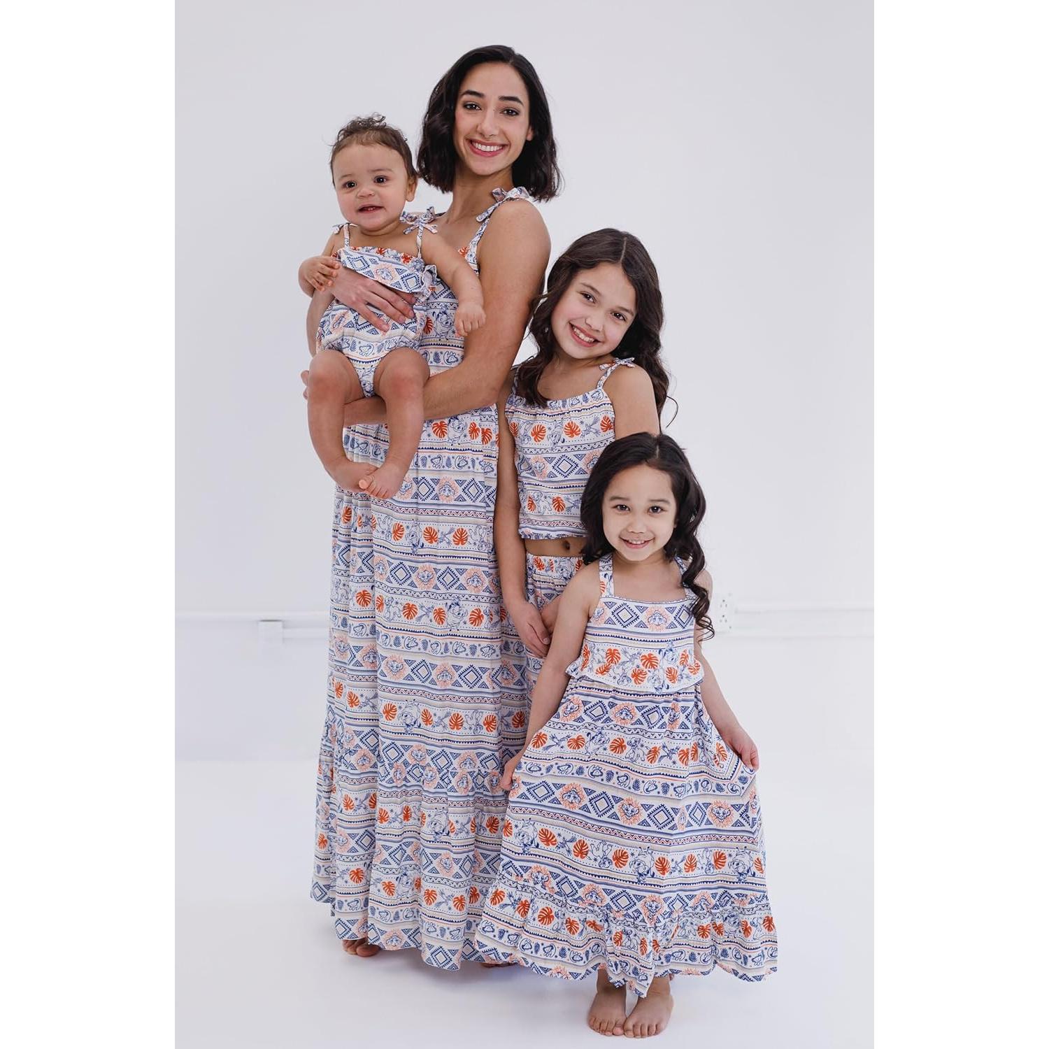 Conjunto Familiar Disney El Rey León Vestido Maxi Mamá e Hija