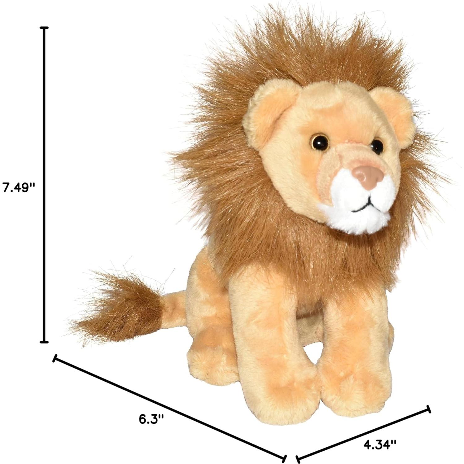 Peluche León Wild Republic 20 cm con Sonido Auténtico