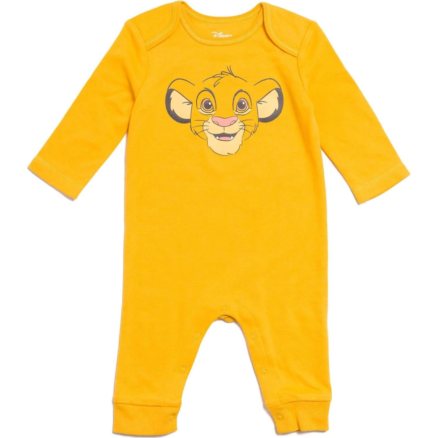 Monos de Cosplay Disney para Bebés 0-24 Meses El Rey León