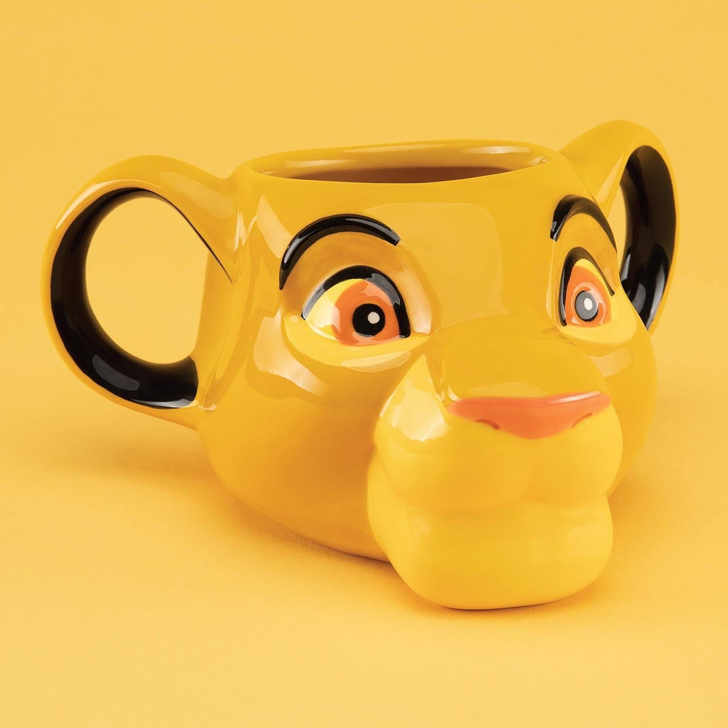 Taza 3D Simba Paladone Cerámica 550ml Disney