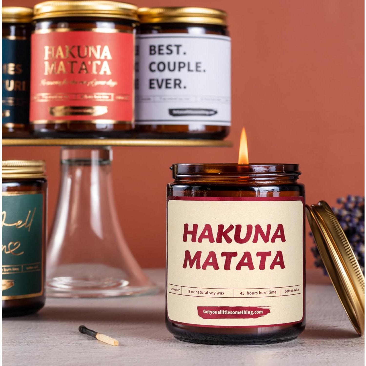 Vela Aromática Hakuna Matata Disney 100% Soja 385g