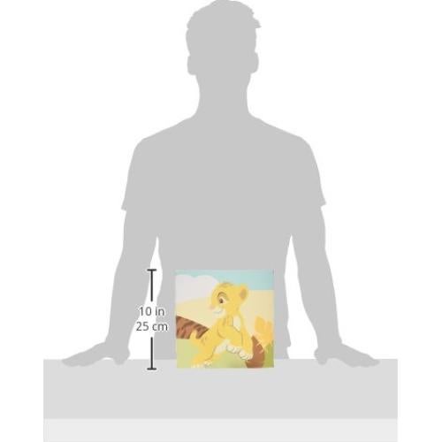 Arte de Pared Disney Rey León 10x10 cm - 2 Piezas