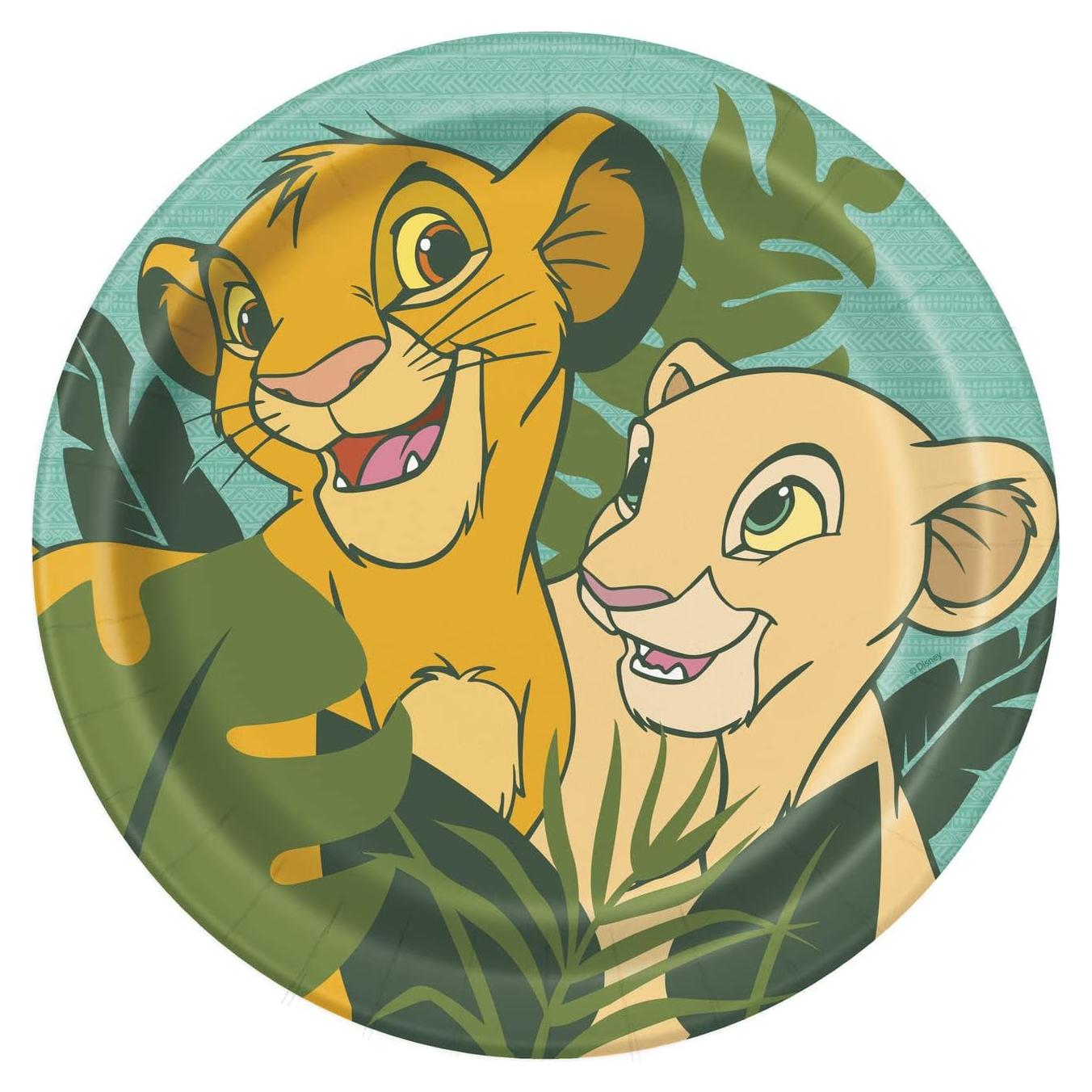 Platos de Cena Redondos Disney El Rey León 22,86 cm - 8 Pcs