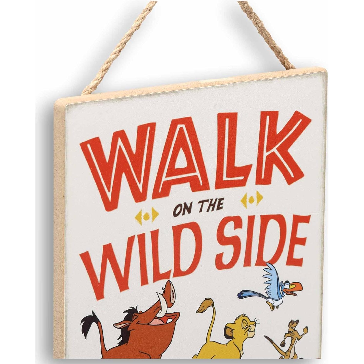 Señal Decorativa Disney El Rey León Hakuna Matata 14x21 cm