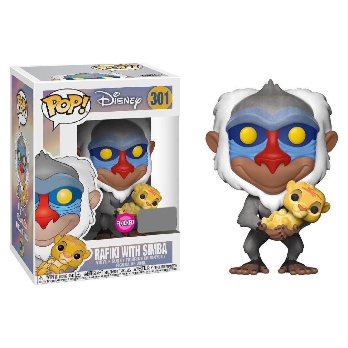 Figura Funko Pop Vinyl Rafiki con Simba 10 cm El Rey León
