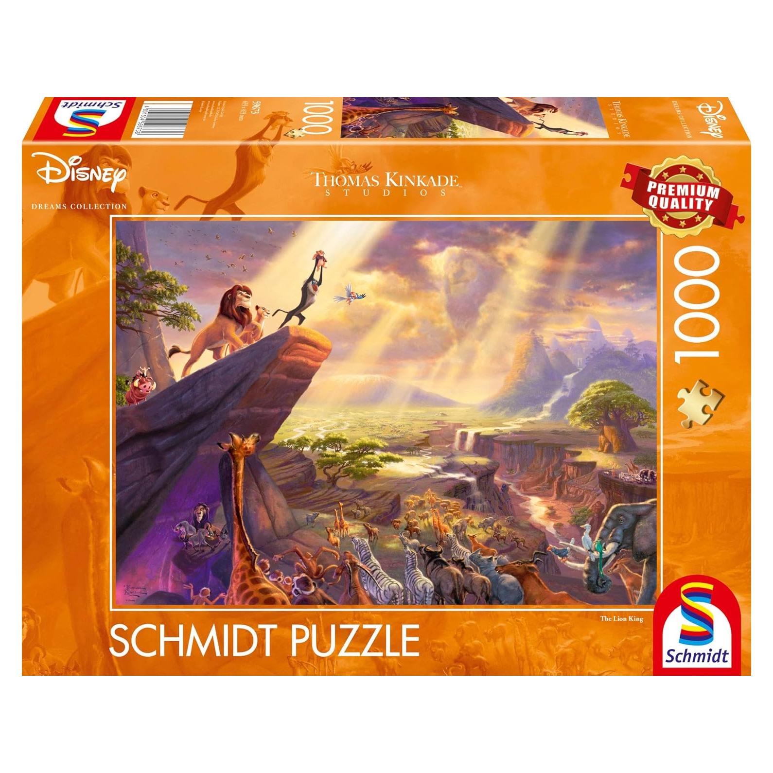 Rompecabezas Schmidt 59673 El Rey León 1000 Piezas