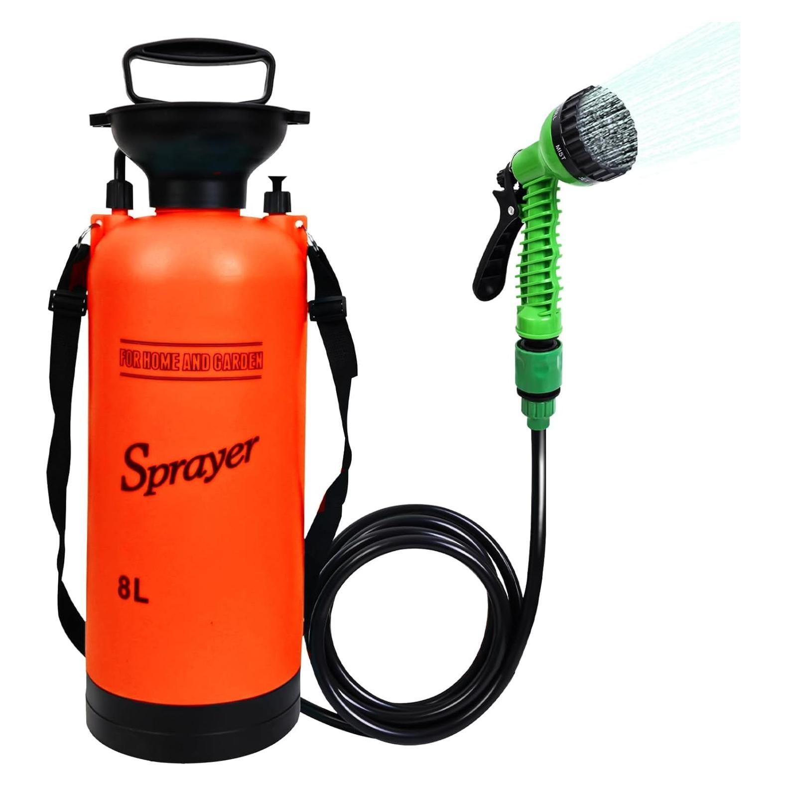 Ducha Portátil JIESIHAO 3L 7 Modos para Camping y Playa