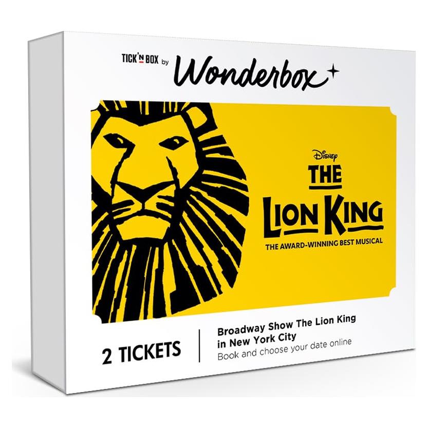 Wonderbox - Regalo Experiencia El Rey León - 2 Entradas