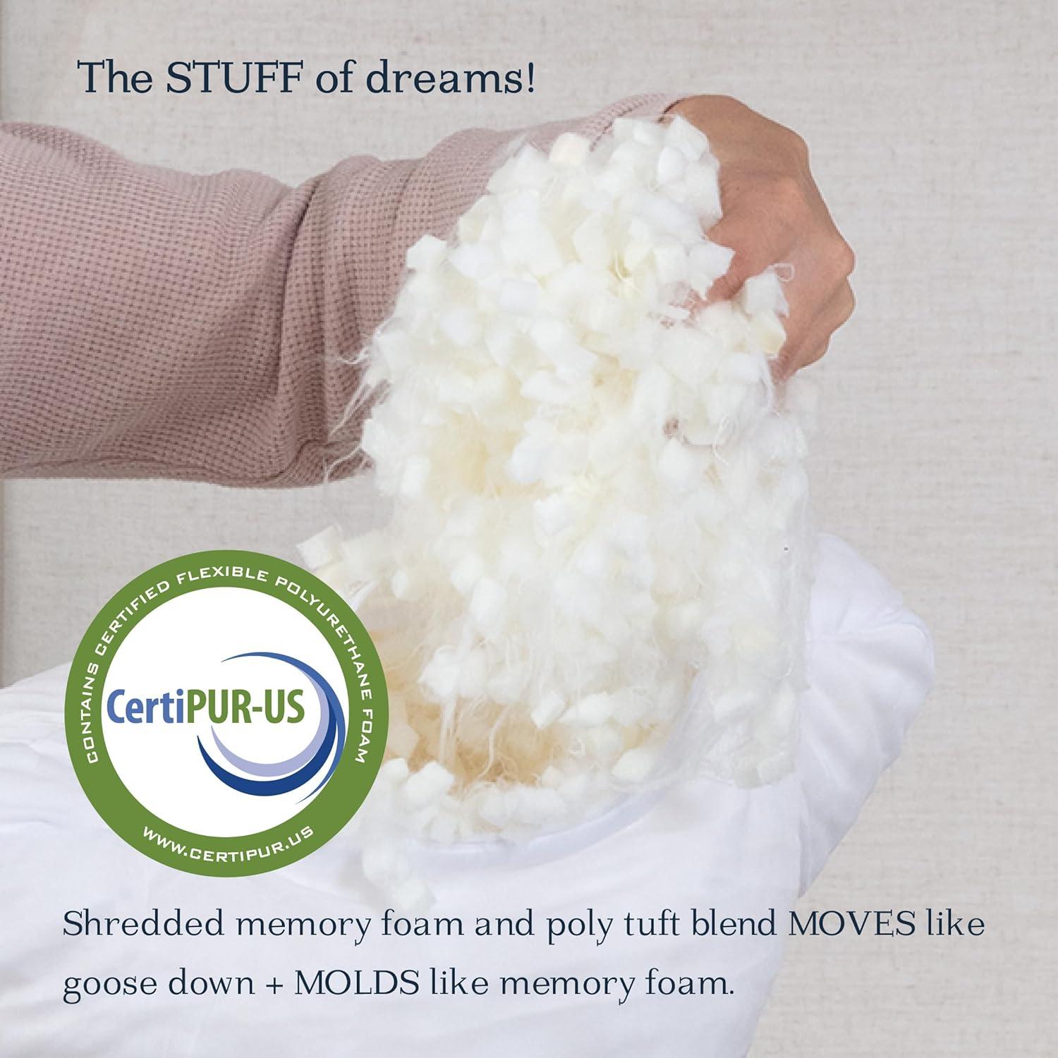 Almohada Ajustable DreamyBlue Queen Espuma Viscoelástica