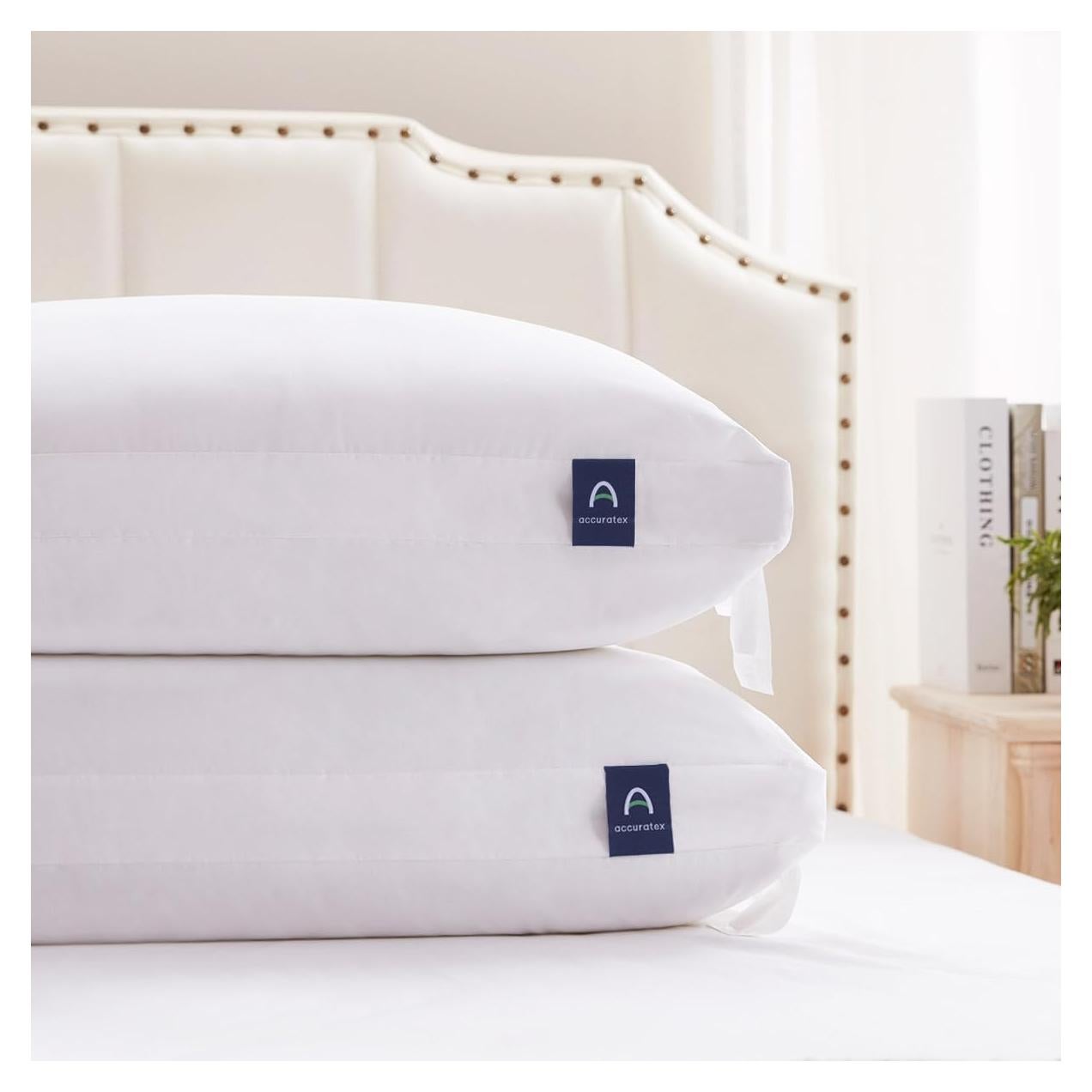 Almohadas King ACCURATEX Híbridas Espuma Viscoelástica 2 Pzas