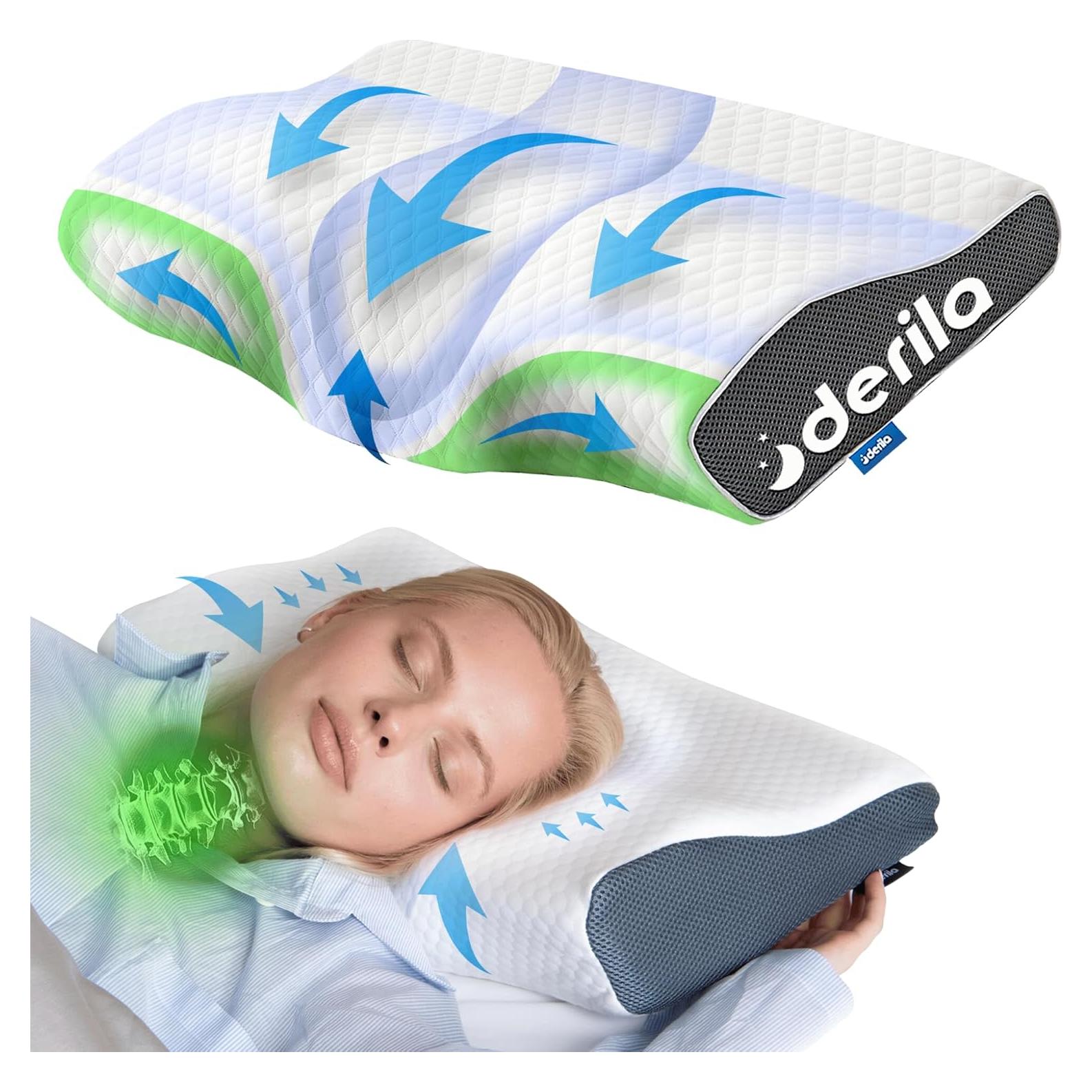 Almohada Cervical Derila Espuma con Memoria 50x30x10 cm