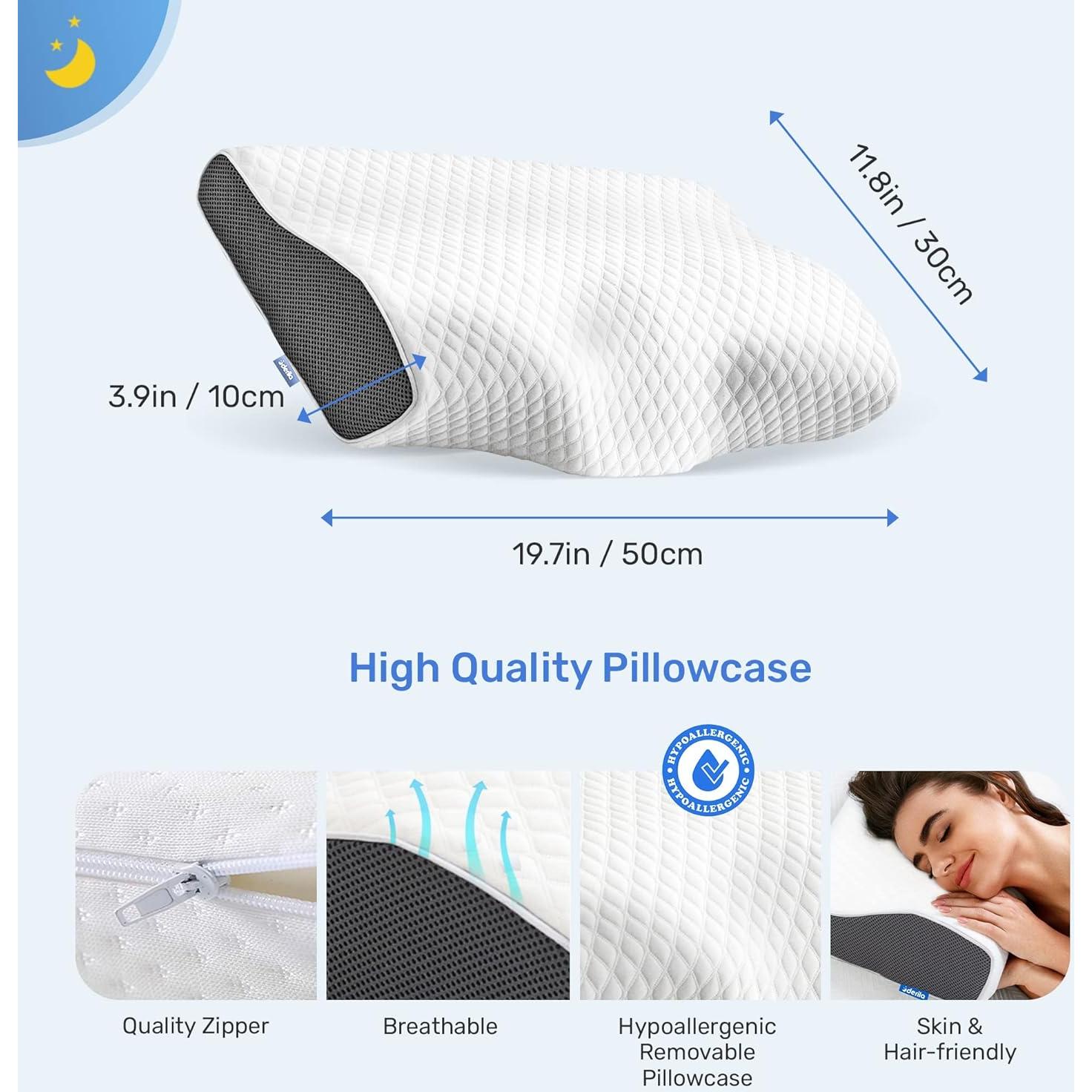 Almohada Cervical Derila Espuma con Memoria 50x30x10 cm