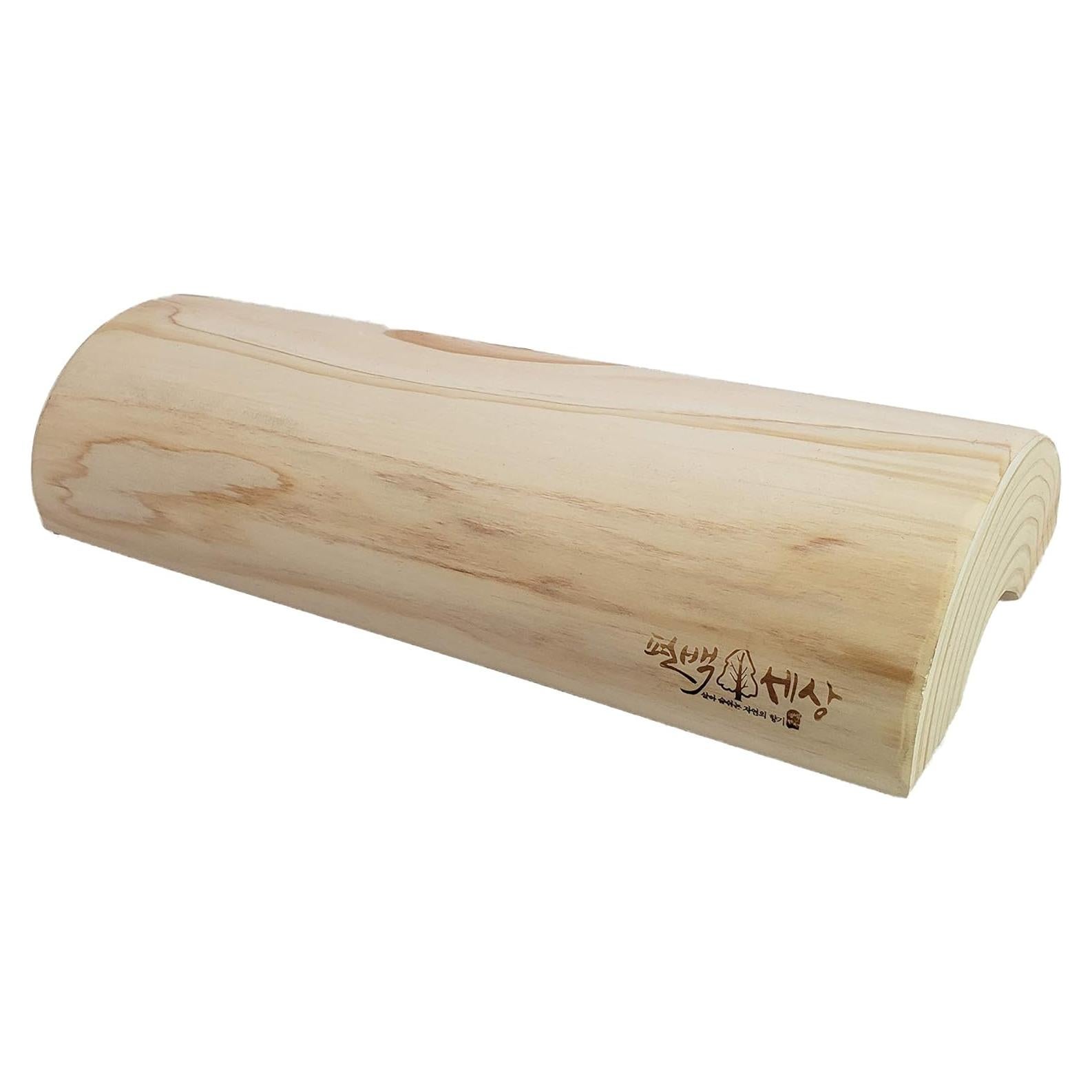 Almohada de Madera Terapéutica HINOKI para Cuello 30 cm
