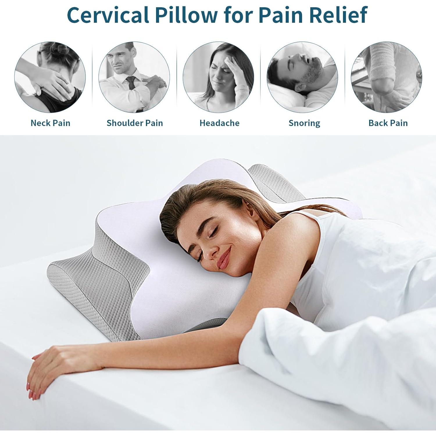 Almohada Cervical Ergonómica Bespillow con Espuma de Memoria