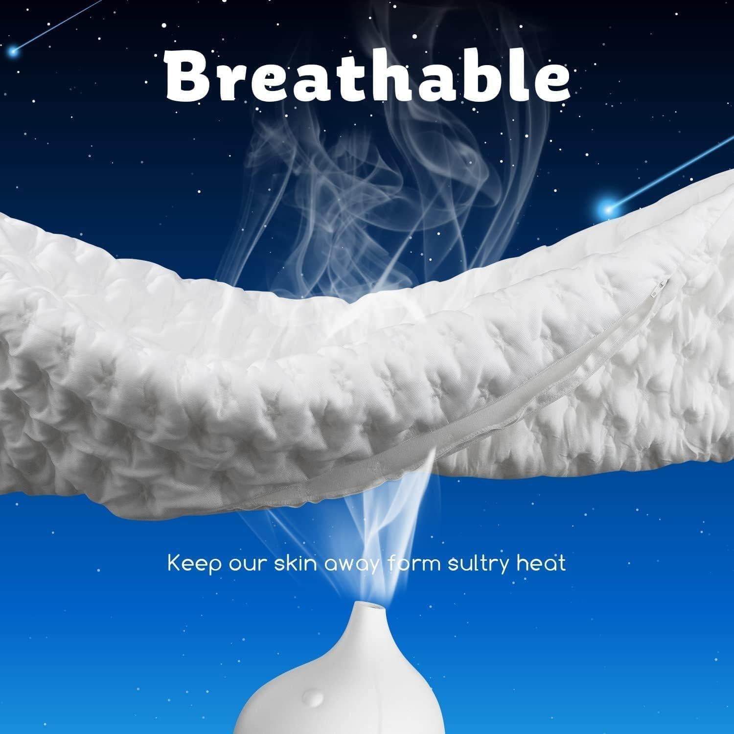 Almohada Enfriadora Ajustable Kucey Queen Espuma Viscoelástica