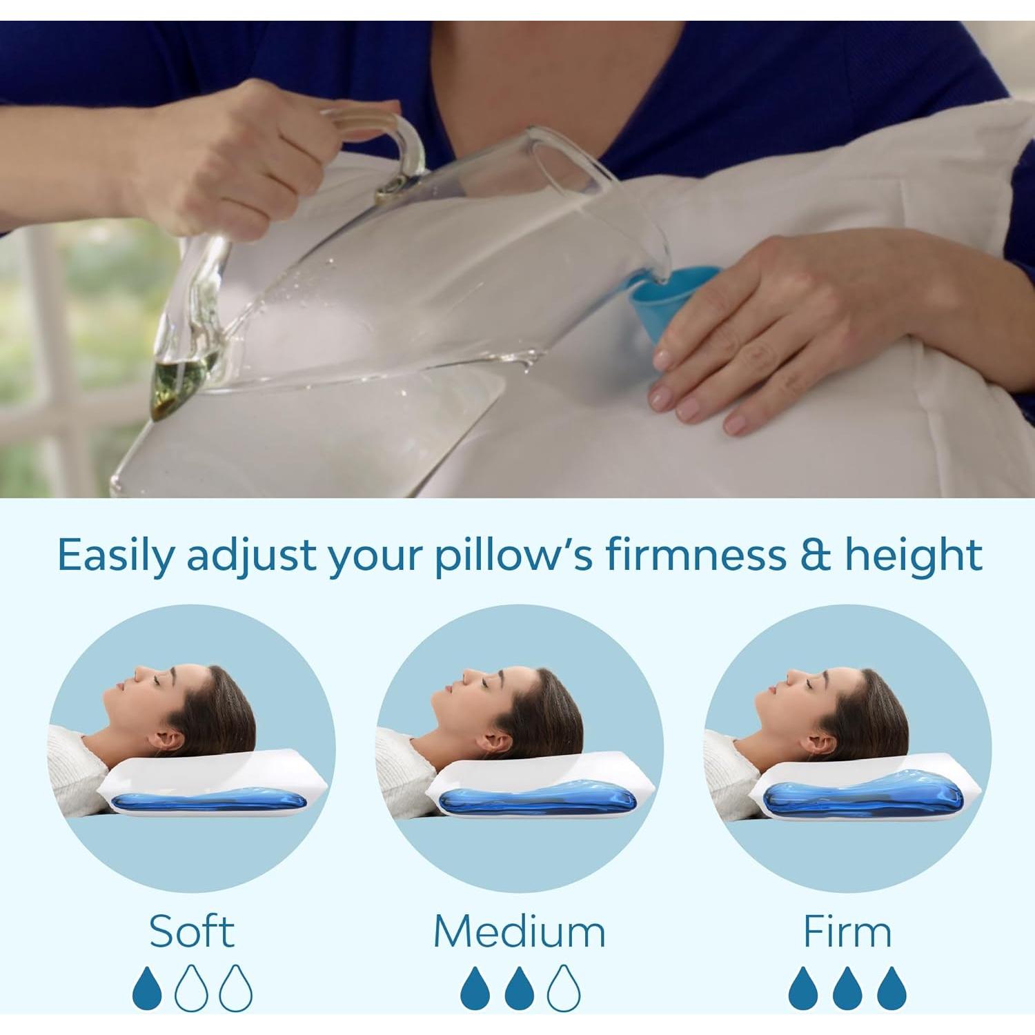 Almohada de Agua Mediflow Original 71x51 cm Ajustable