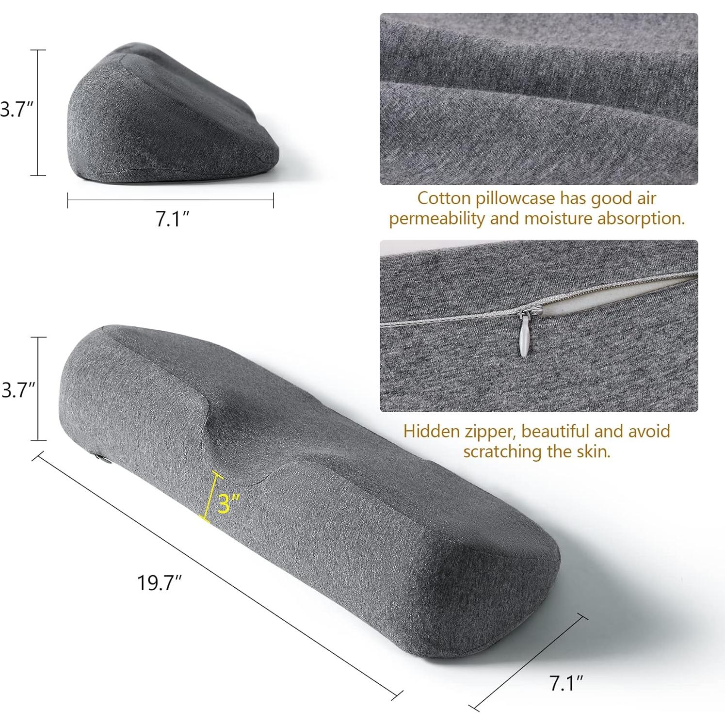 Cojín Cervical 2 en 1 Cozyhealth Espuma Viscoelástica 50x18cm