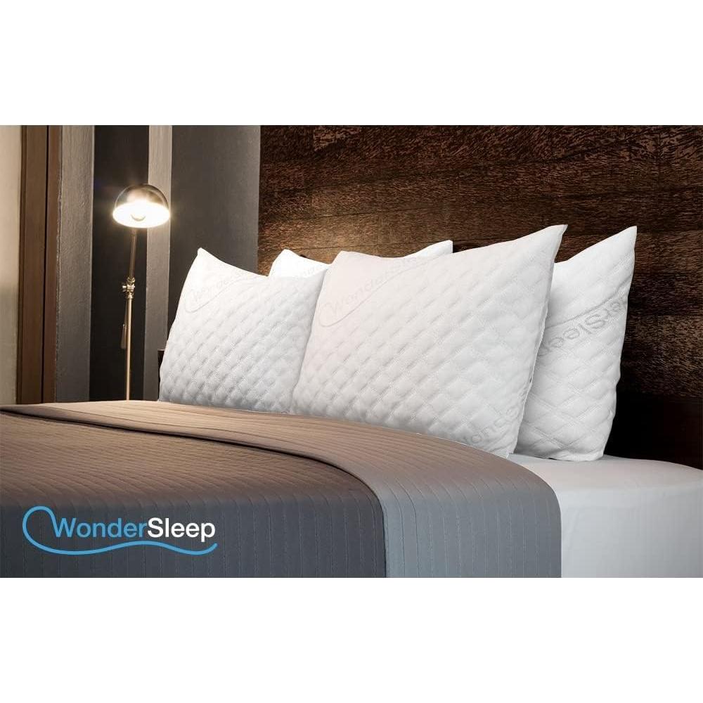 Juego de 2 Almohadas Ajustables WonderSleep Espuma Viscoelástica