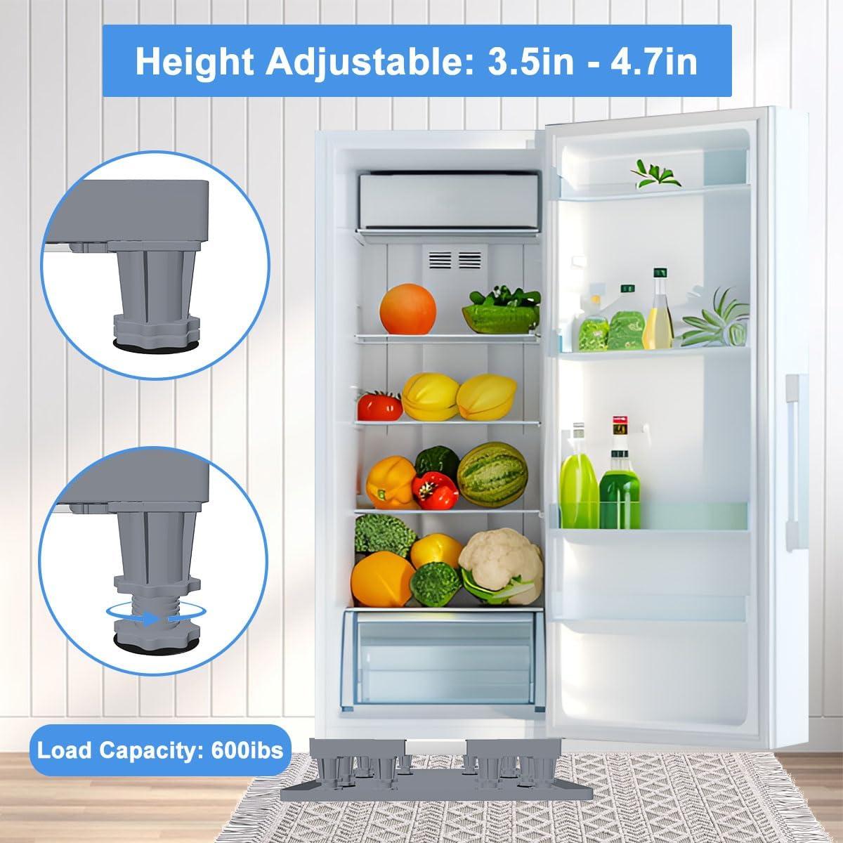 Soporte Ajustable para Mini Nevera KUPAO con Bandeja de Silicona