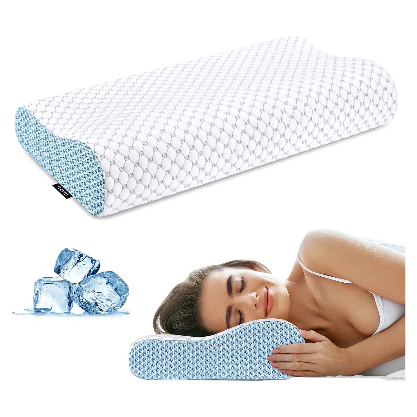 Almohada Cervical Besyodo Espuma Viscoelástica Refrigerante