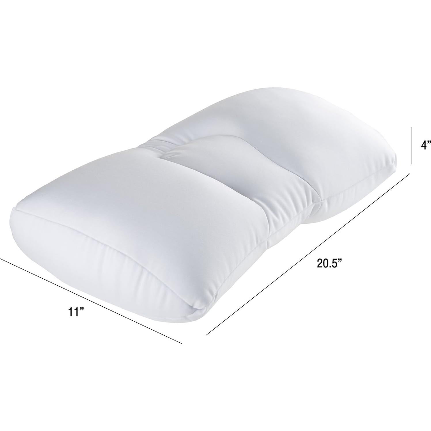Almohada de Microperlas Remedio Blanca para Dormir y Viajar