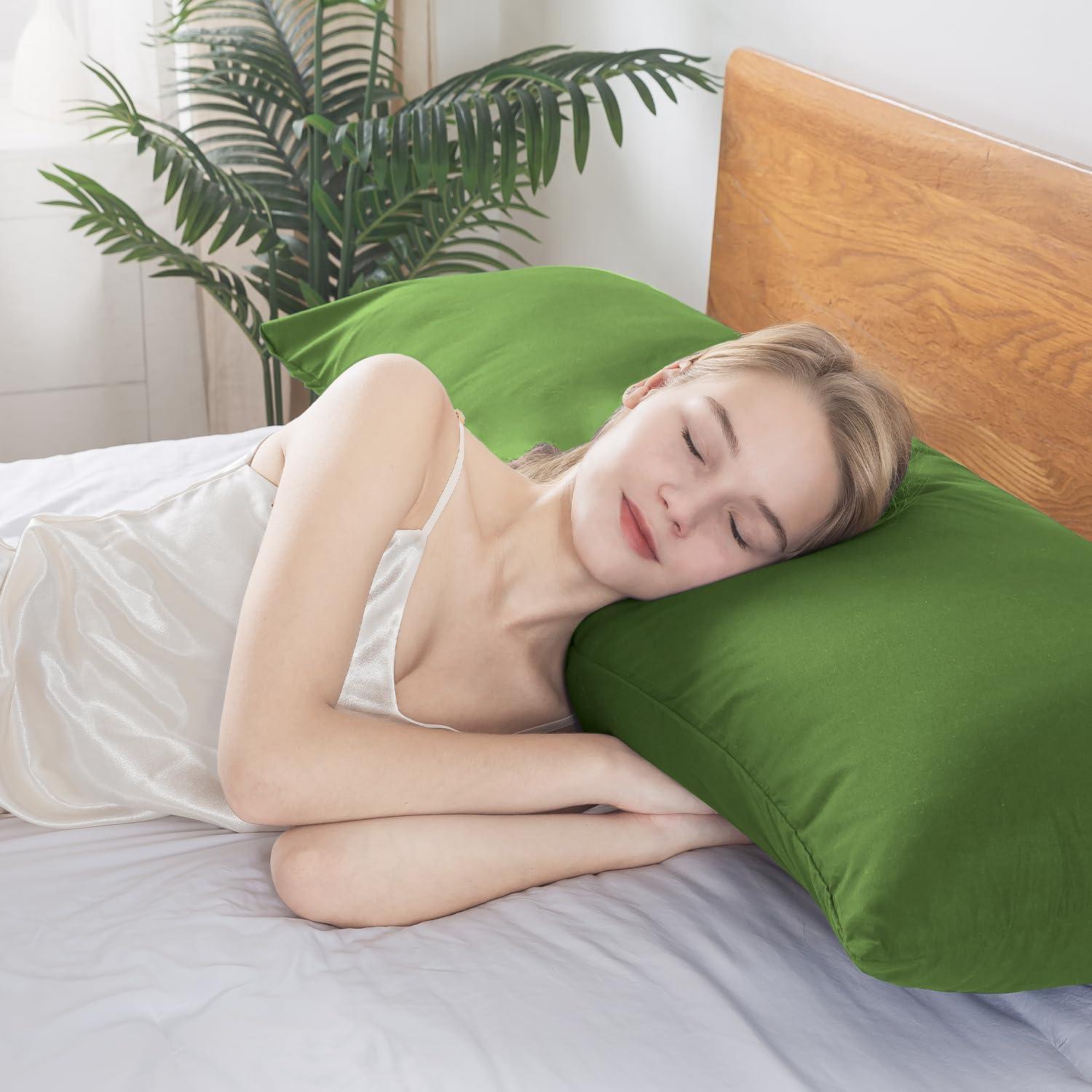 Cojín Corporal BedTreat Verde 50,8x137,2 cm Lavable