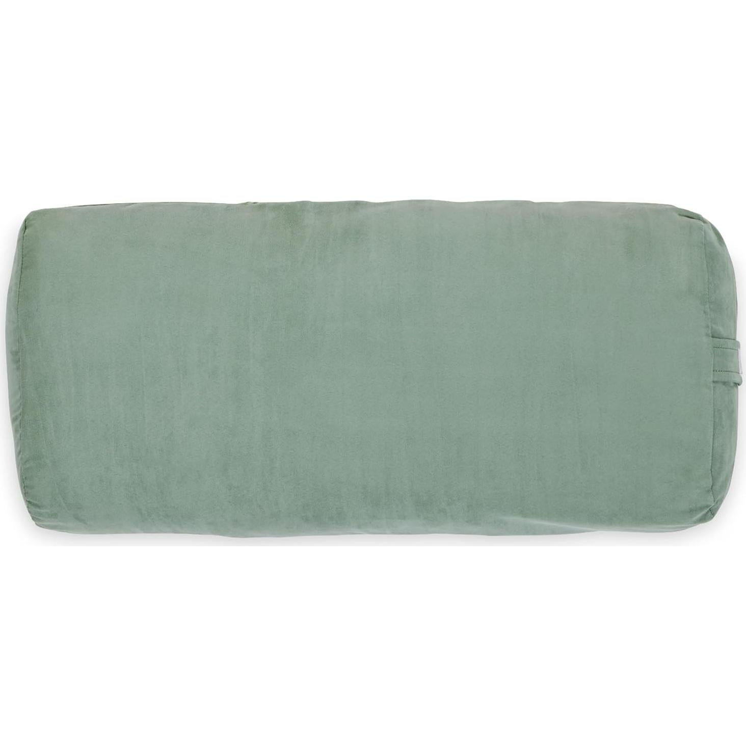 Cojín Bolster de Yoga Gaiam Sage - Almohada Rectangular