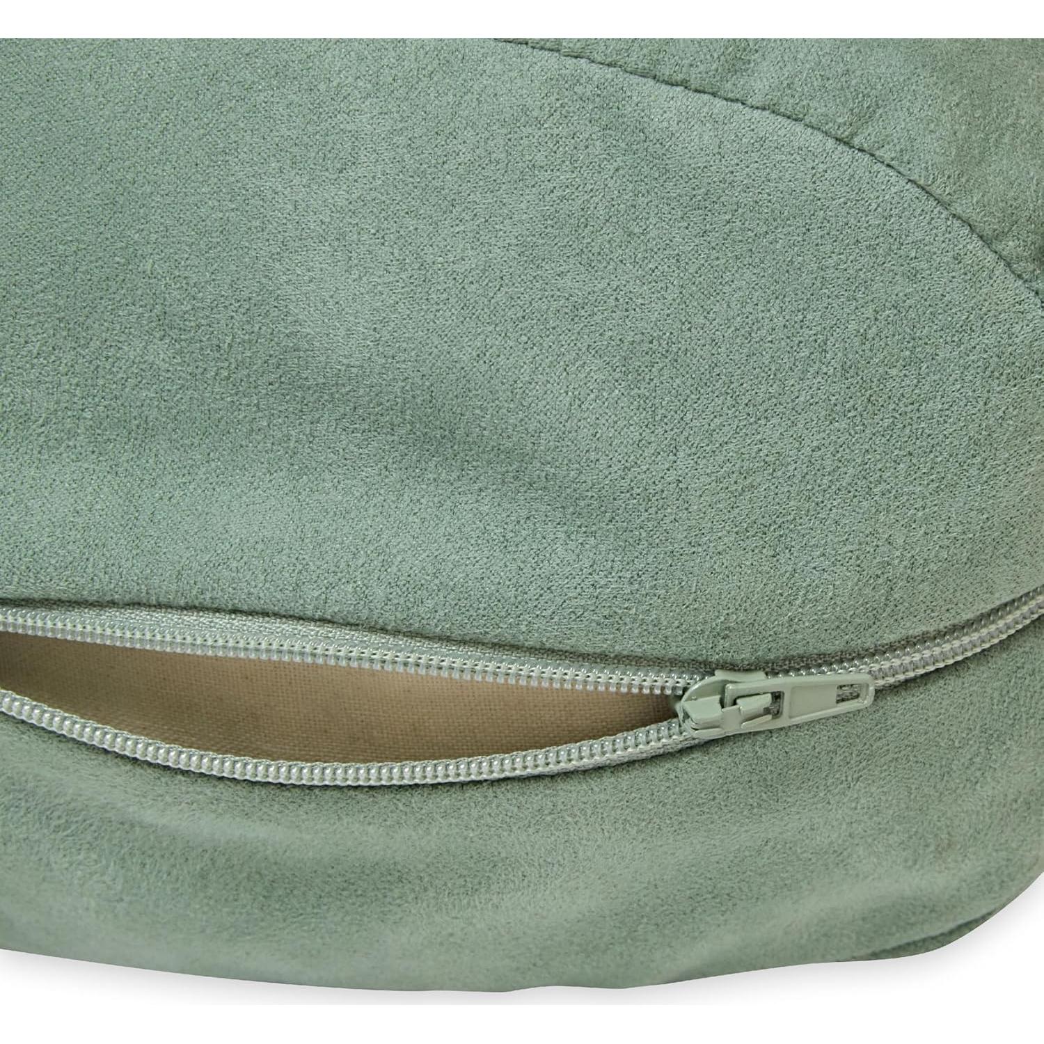 Cojín Bolster de Yoga Gaiam Sage - Almohada Rectangular