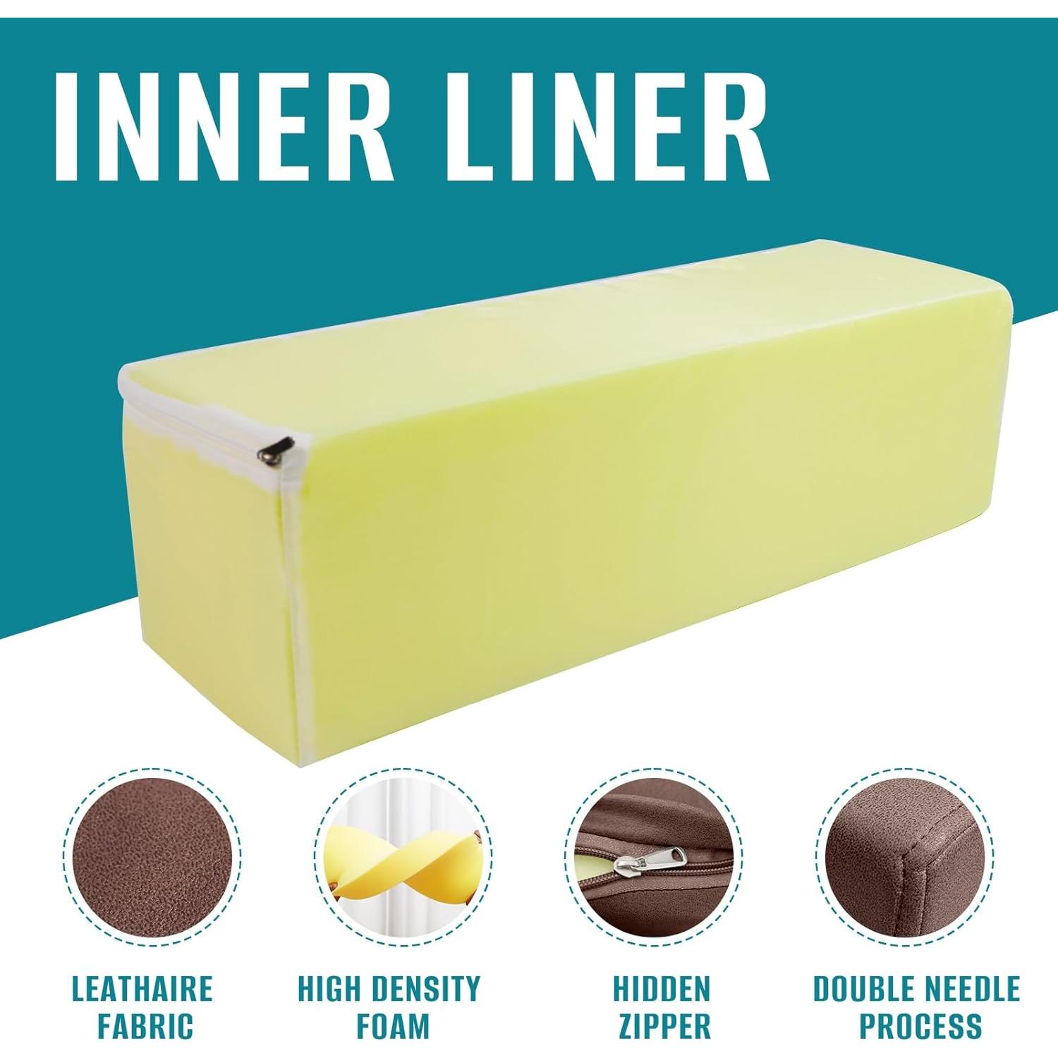 Paquete 2 Almohadas Reposabrazos M Mute Touch Marrón