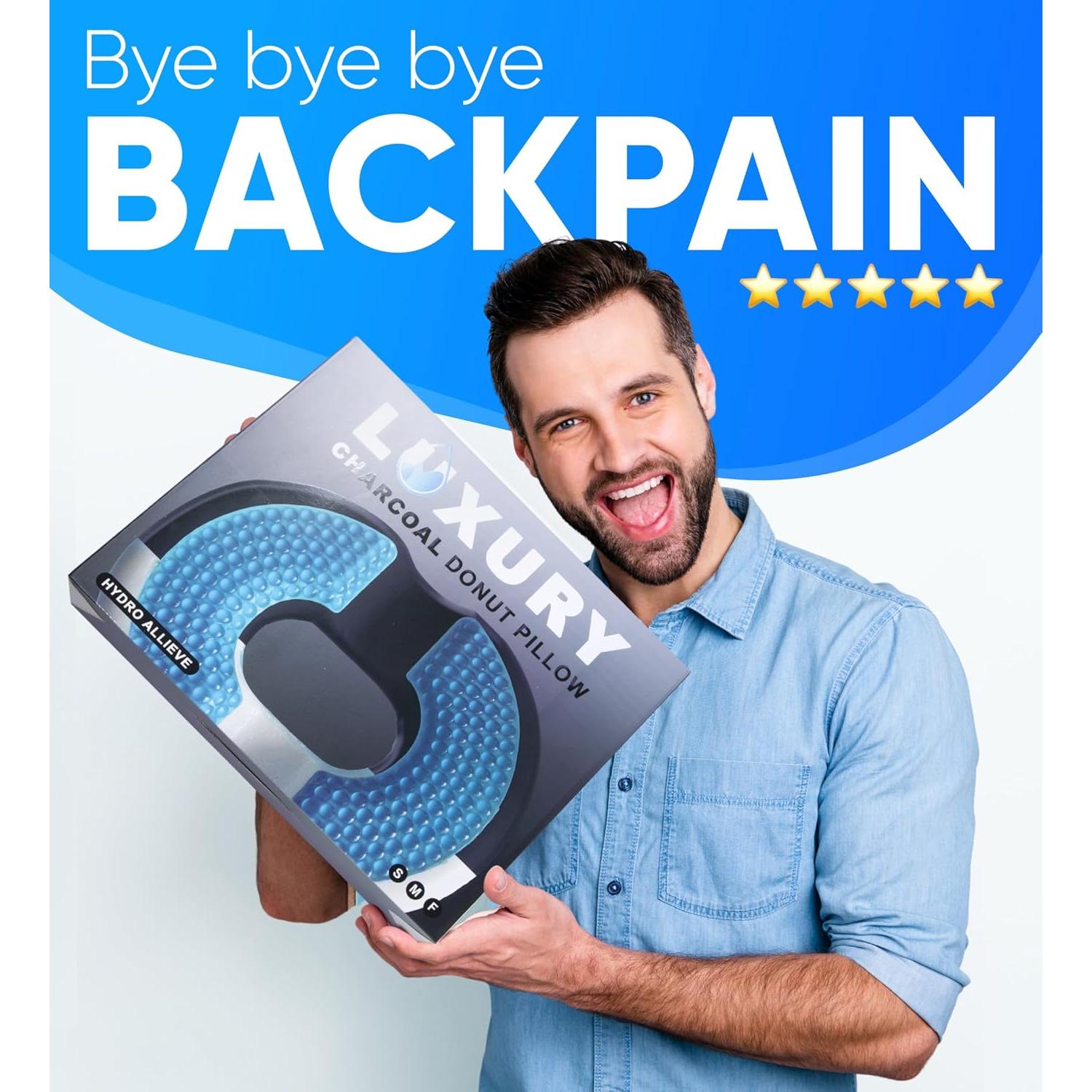 Cojín de Donut H. Mediano para Alivio Coccix y Hemorroides