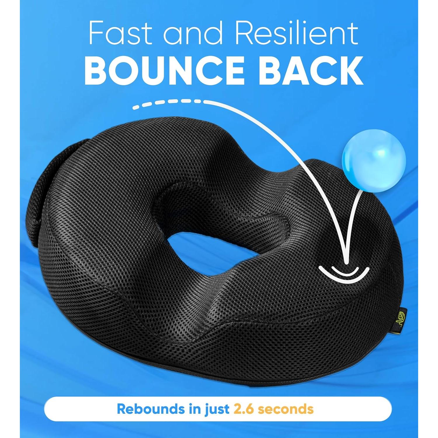 Cojín de Donut H. Mediano para Alivio Coccix y Hemorroides