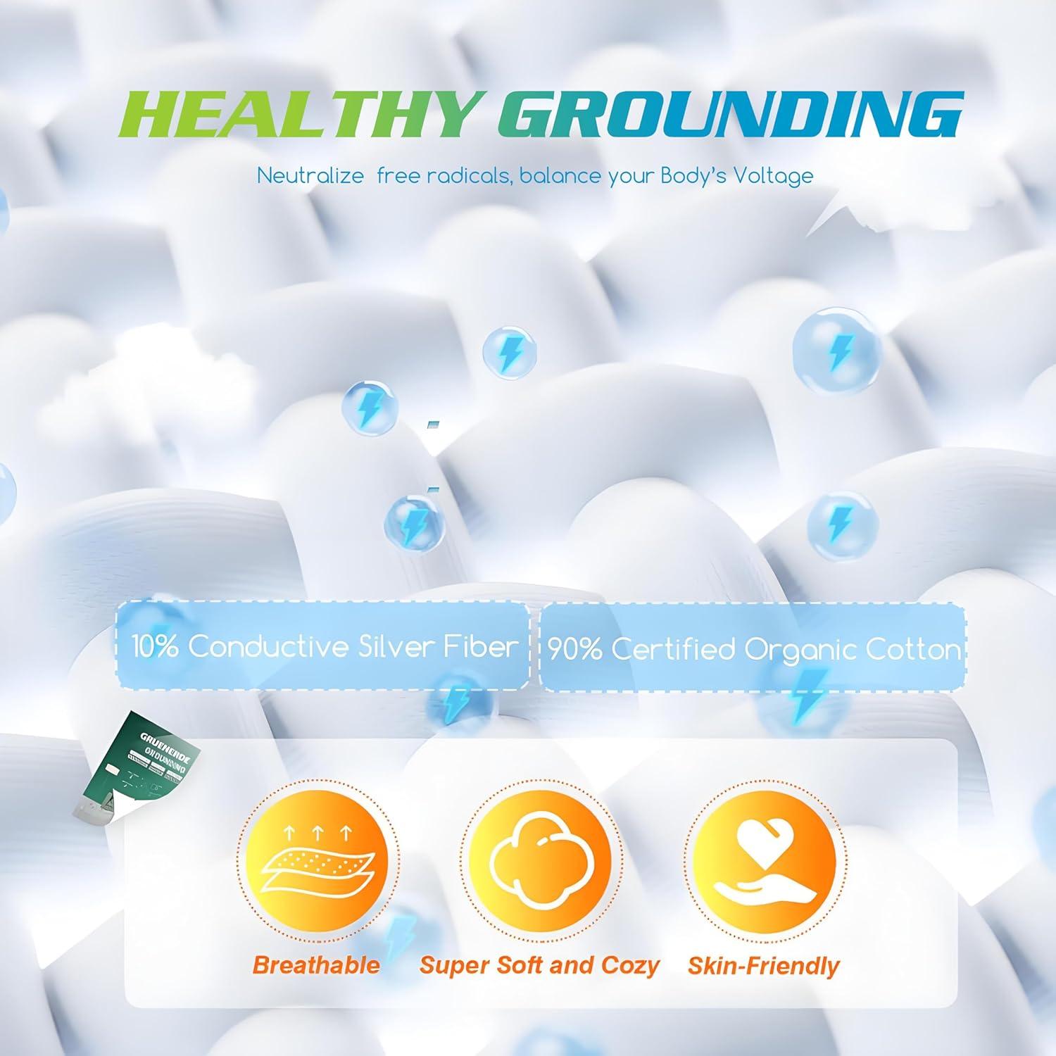 Funda de Almohada Conexión a Tierra Gruenerde 50x91 cm Gris