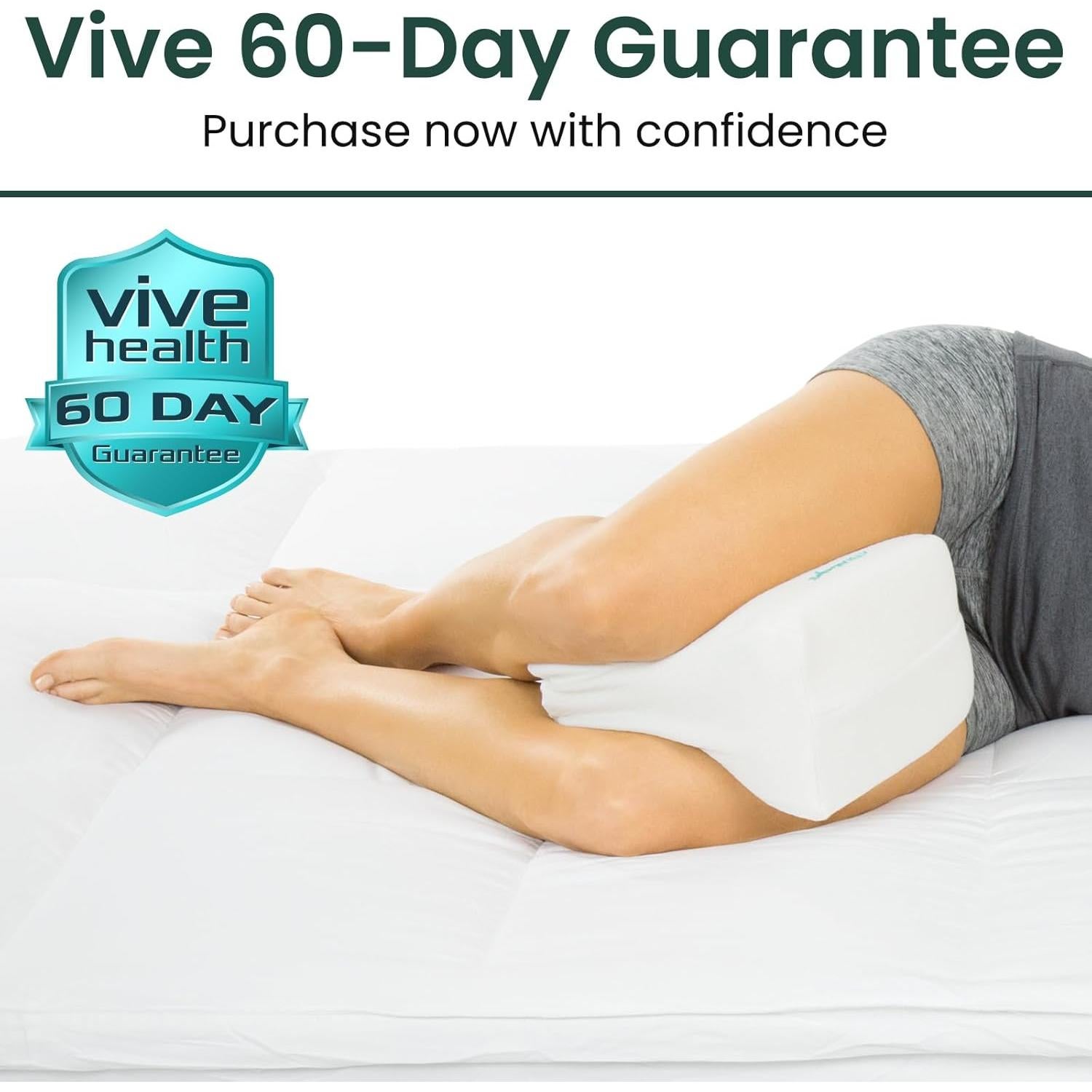 Almohada de Rodilla Xtra-Comfort Espuma Viscoelástica 33 cm