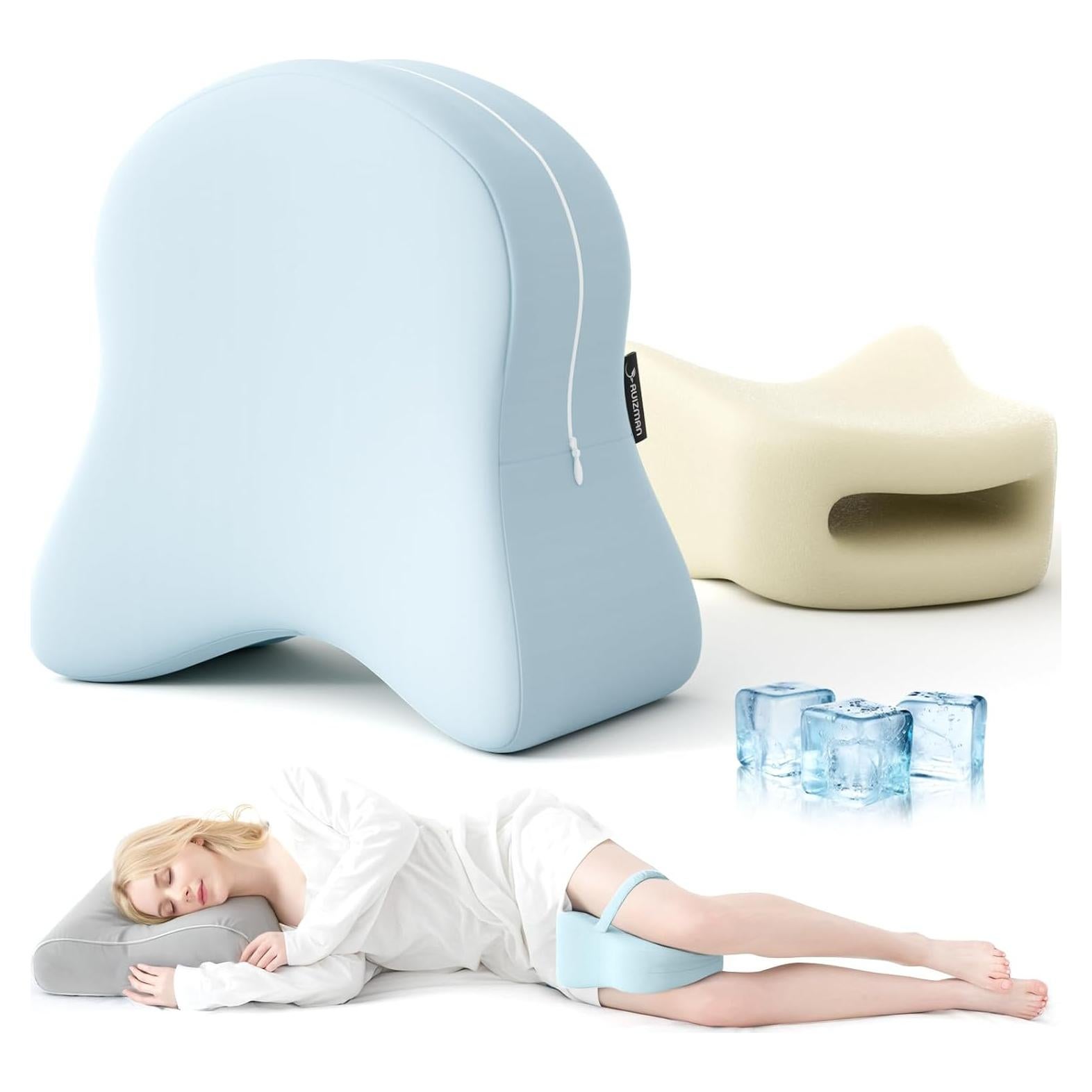 Almohada para Rodillas Ruizman Espuma Viscoelástica Azul