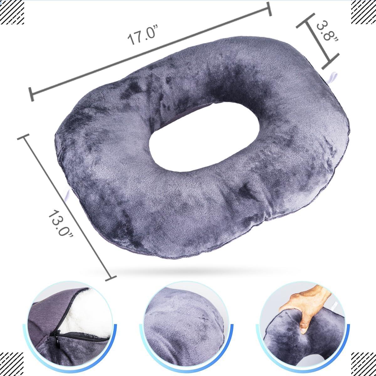 Cojín Ergonómico QIUCHA para Alivio del Dolor Coccix 40x35 cm