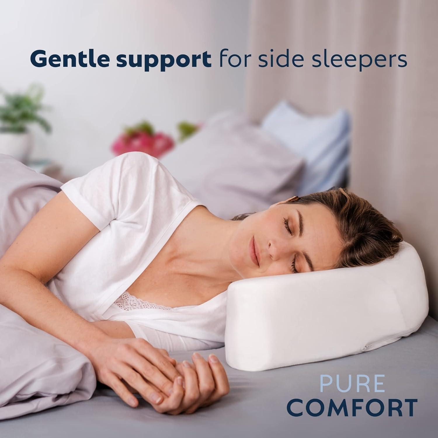 Almohada para Dormir de Lado PureComfort Ajustable 50,8x35,6cm