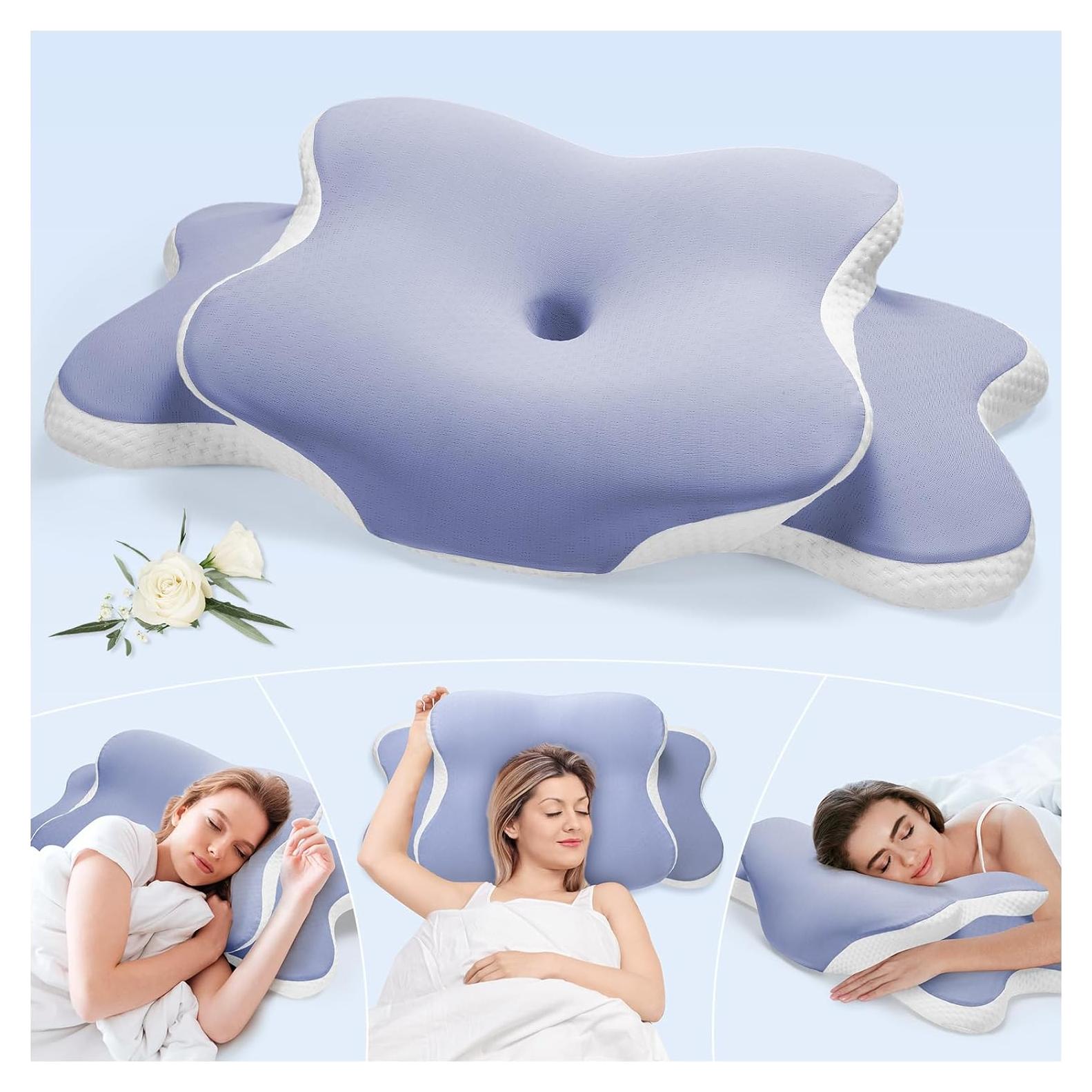 Almohada Cervical Ergonómica SHKJGS Doble Altura 62x38cm