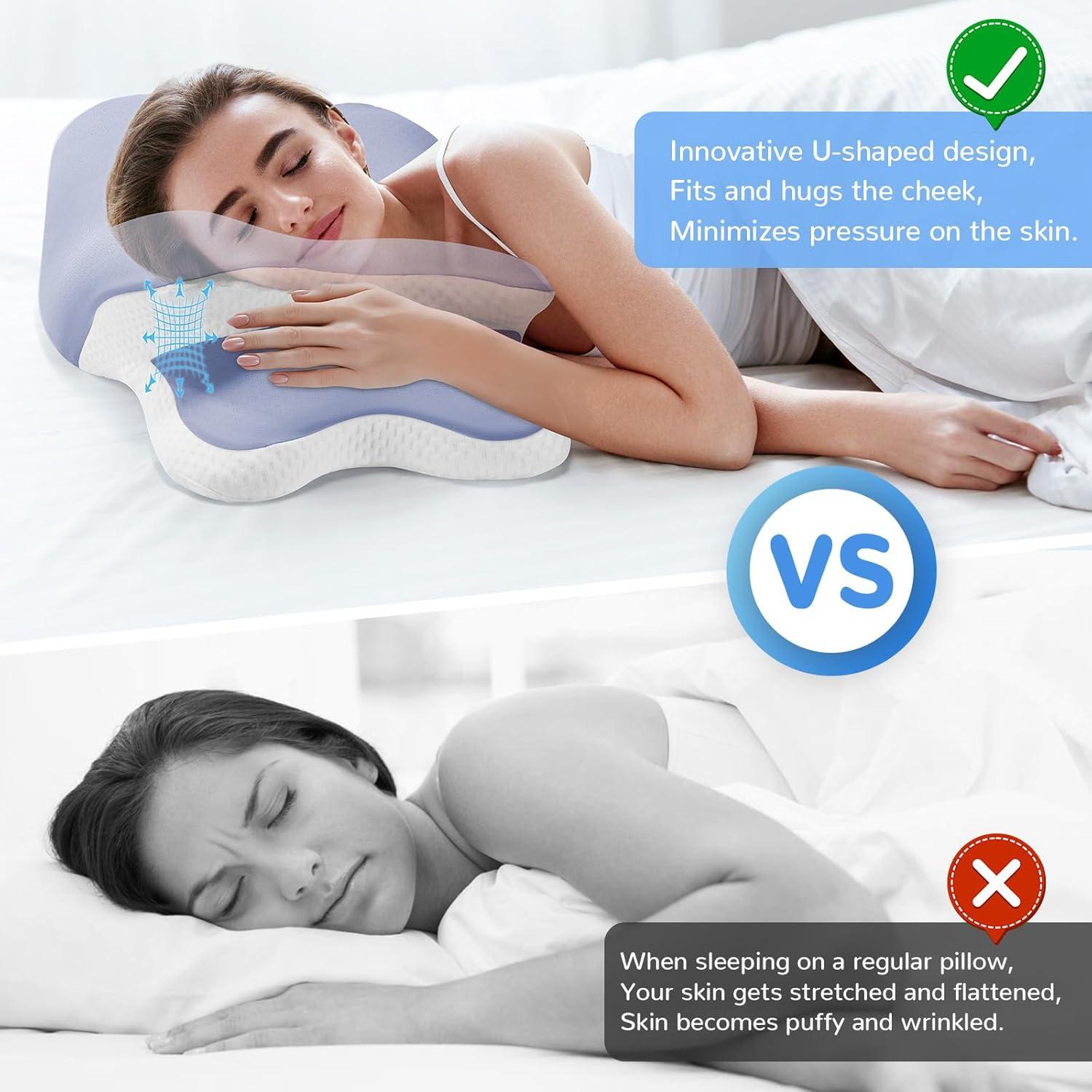 Almohada Cervical Ergonómica SHKJGS Doble Altura 62x38cm