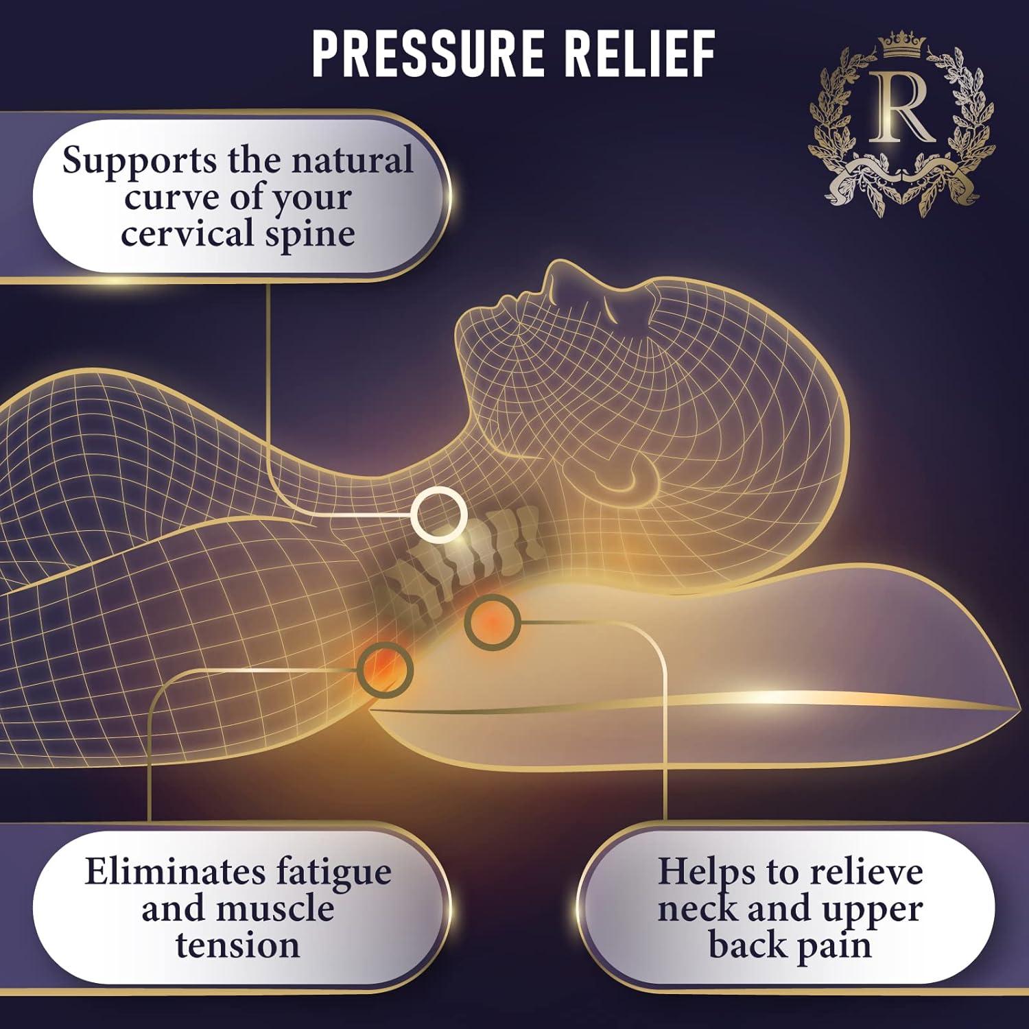 Almohada de Espuma con Memoria Royal Therapy Rey Ajustable